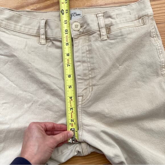 J.Crew Garment Dyed Slim Wide Leg Jeans Size 29 Sand - Picture 14 of 15